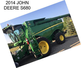 2014 JOHN DEERE S680