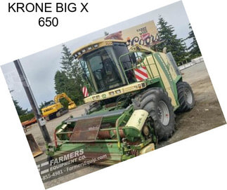 KRONE BIG X 650