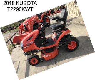 2018 KUBOTA T2290KWT