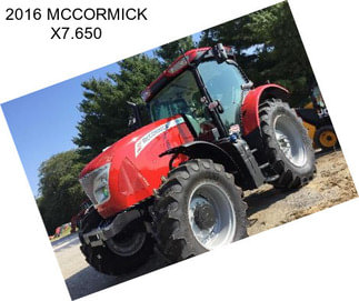 2016 MCCORMICK X7.650