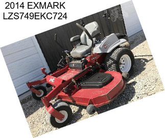 2014 EXMARK LZS749EKC724