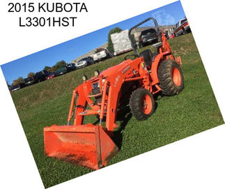 2015 KUBOTA L3301HST