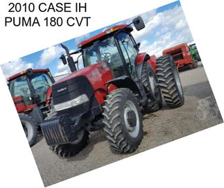 2010 CASE IH PUMA 180 CVT