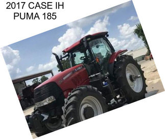 2017 CASE IH PUMA 185