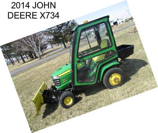 2014 JOHN DEERE X734