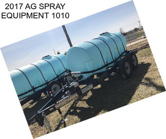 2017 AG SPRAY EQUIPMENT 1010