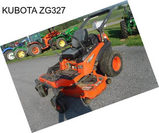 KUBOTA ZG327