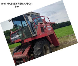 1981 MASSEY-FERGUSON 540