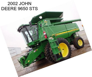 2002 JOHN DEERE 9650 STS