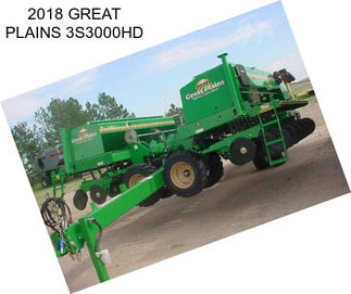 2018 GREAT PLAINS 3S3000HD