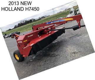 2013 NEW HOLLAND H7450