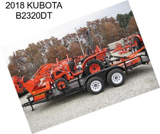 2018 KUBOTA B2320DT