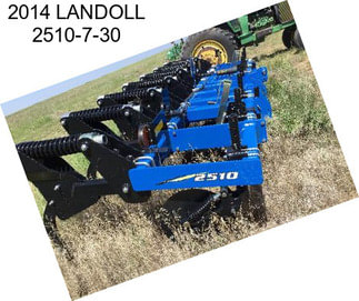 2014 LANDOLL 2510-7-30