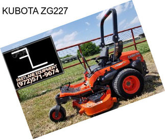 KUBOTA ZG227