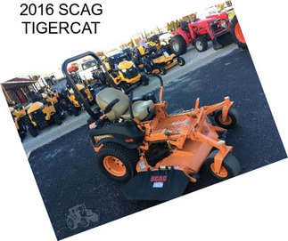 2016 SCAG TIGERCAT