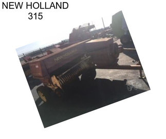 NEW HOLLAND 315