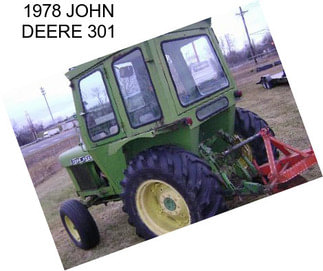 1978 JOHN DEERE 301