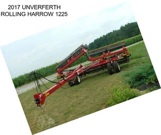 2017 UNVERFERTH ROLLING HARROW 1225