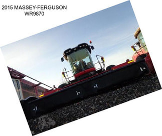 2015 MASSEY-FERGUSON WR9870