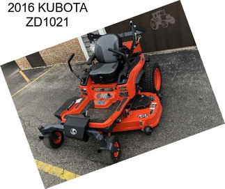 2016 KUBOTA ZD1021