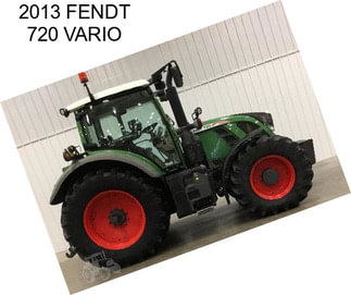 2013 FENDT 720 VARIO