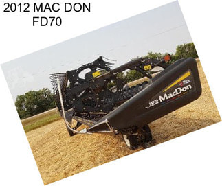 2012 MAC DON FD70