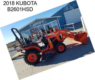 2018 KUBOTA B2601HSD