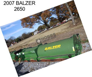 2007 BALZER 2650