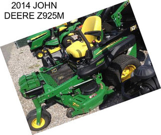 2014 JOHN DEERE Z925M