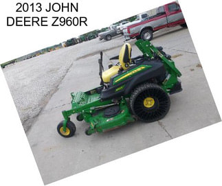 2013 JOHN DEERE Z960R