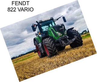 FENDT 822 VARIO