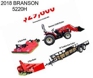 2018 BRANSON 5220H