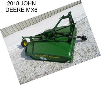 2018 JOHN DEERE MX6