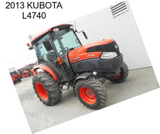 2013 KUBOTA L4740