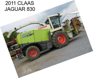 2011 CLAAS JAGUAR 830