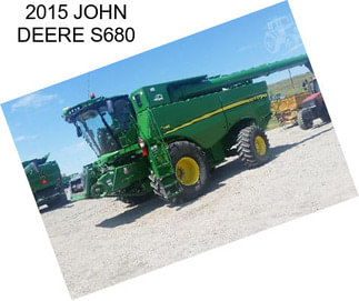 2015 JOHN DEERE S680