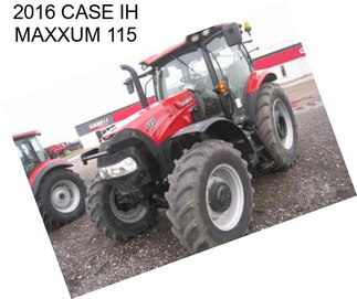 2016 CASE IH MAXXUM 115