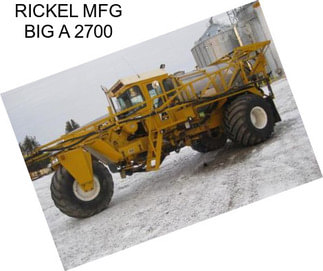 RICKEL MFG BIG A 2700