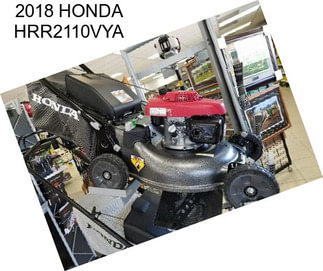 2018 HONDA HRR2110VYA