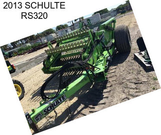 2013 SCHULTE RS320