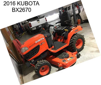 2016 KUBOTA BX2670