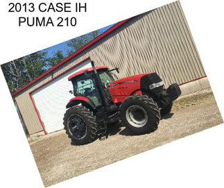 2013 CASE IH PUMA 210