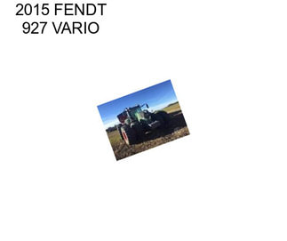 2015 FENDT 927 VARIO
