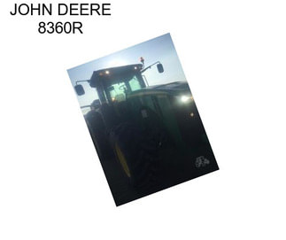 JOHN DEERE 8360R