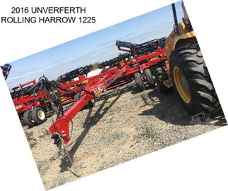 2016 UNVERFERTH ROLLING HARROW 1225