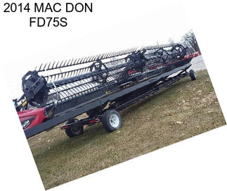 2014 MAC DON FD75S