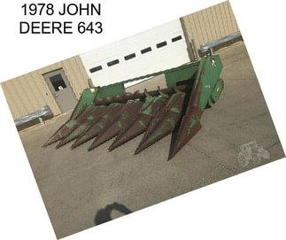 1978 JOHN DEERE 643