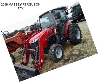 2016 MASSEY-FERGUSON 1758