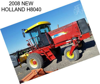 2008 NEW HOLLAND H8040