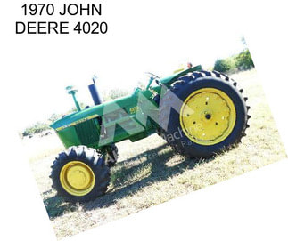 1970 JOHN DEERE 4020